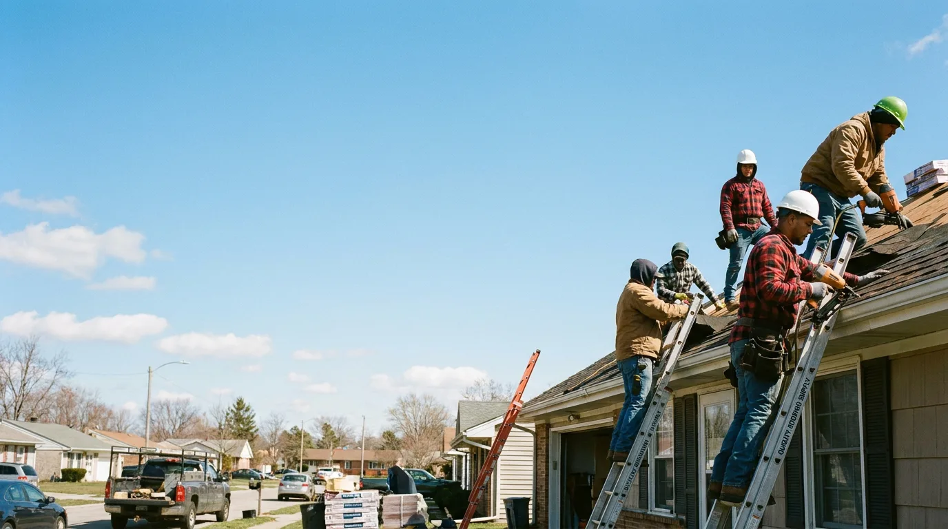 Roofing in South Rockwood, MI near me